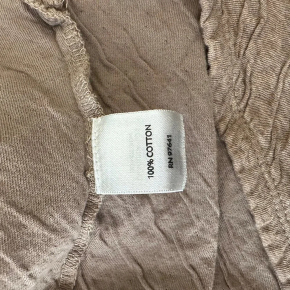 Pure‎ Jill Camel Brown Pullover Hooded Top M - Picture 5 of 5